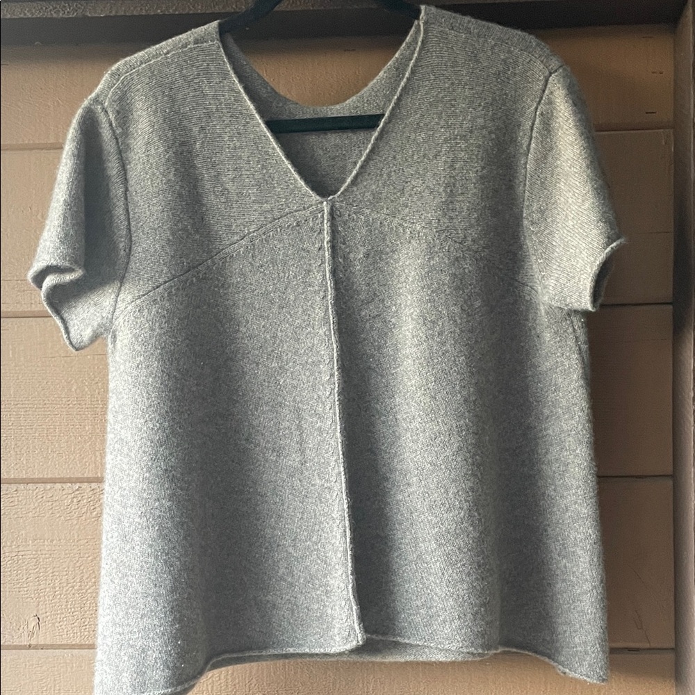 Cashmere Short Sleeve Sweater
